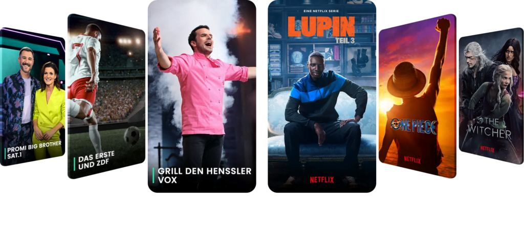 Bei IPTV Premium verfügbare Filme und Serien