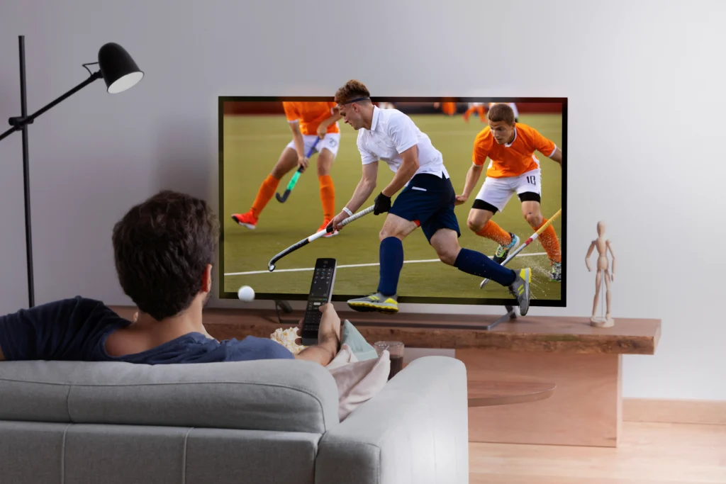 IPTV-Premium-Player-App läuft auf einem Smartphone